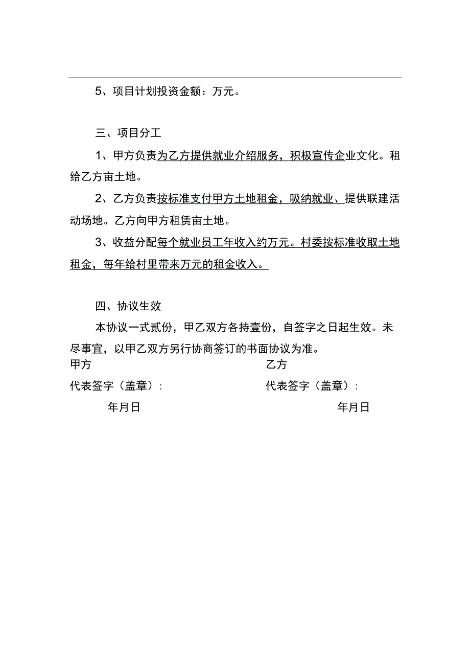 村企联建落地项目合同书模板.docx_第3页