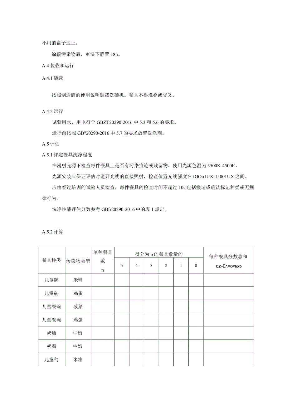 母婴洗碗机洗净漂洗率除菌除病毒保管功能除异味性能试验方法、餐具规格数量.docx_第3页