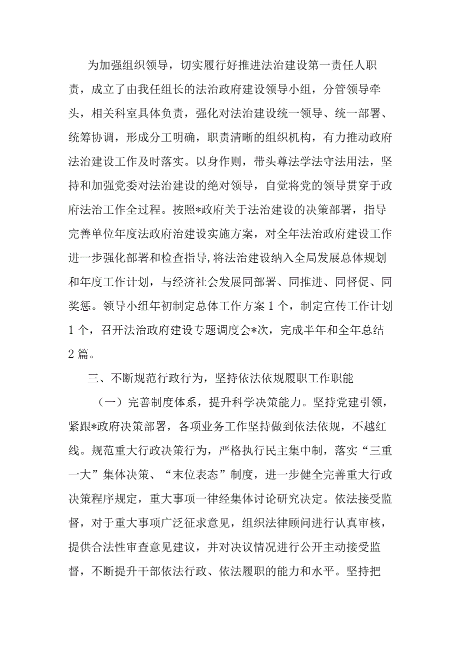 法治政府建设履行第一责任人述法报告.docx_第2页