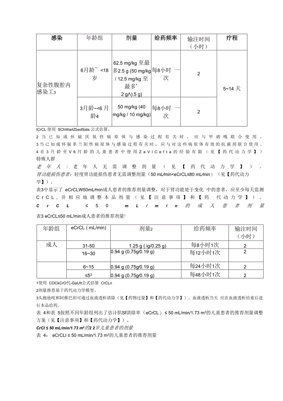 注射用头孢他啶阿维巴坦钠思福妥中文说明书.docx_第3页