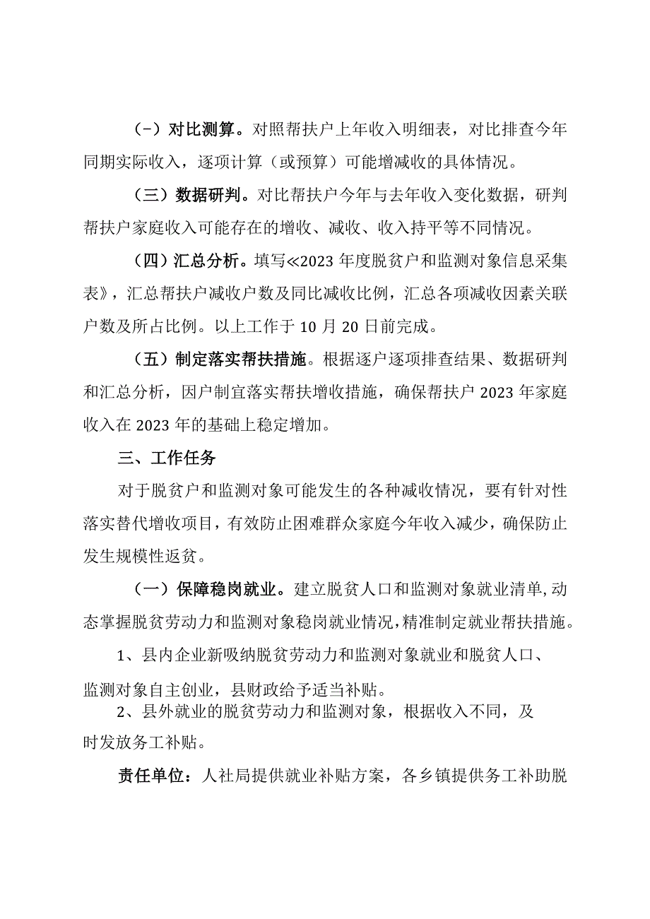 沈丘县落实帮扶增收措施促进脱贫人口和监测对象稳定增收的实施方案.docx_第2页