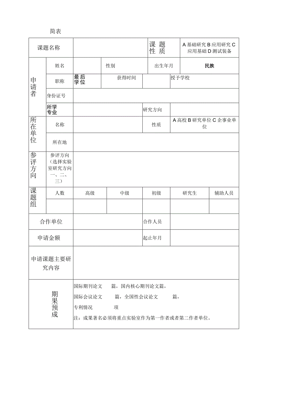 浙江省医学科学院浙江省神经精神疾病药物研究重点实验室开放课题申请书.docx_第2页