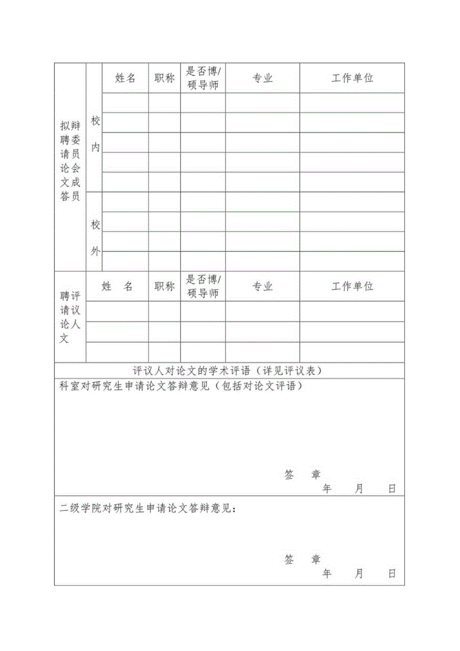 河北医科大学研究生论文答辩申请书.docx_第2页