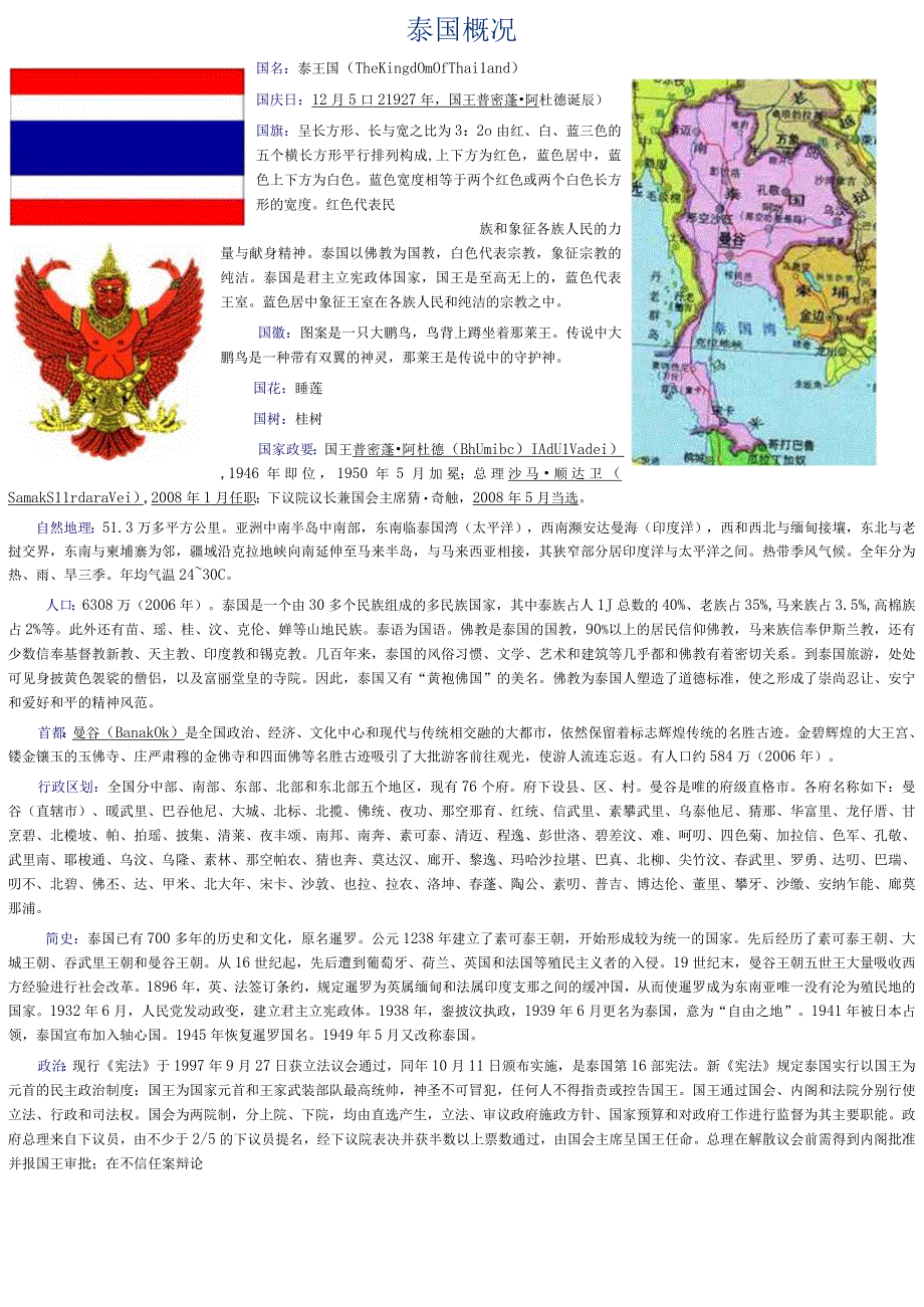 泰国概况.docx_第1页