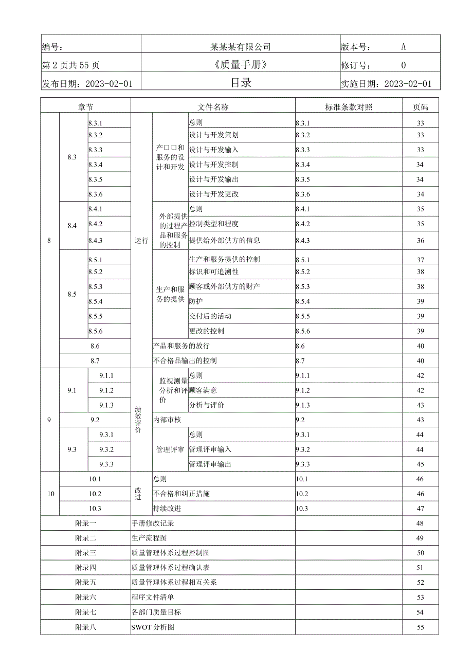 ISO9001质量手册（各行业适用）.docx_第3页