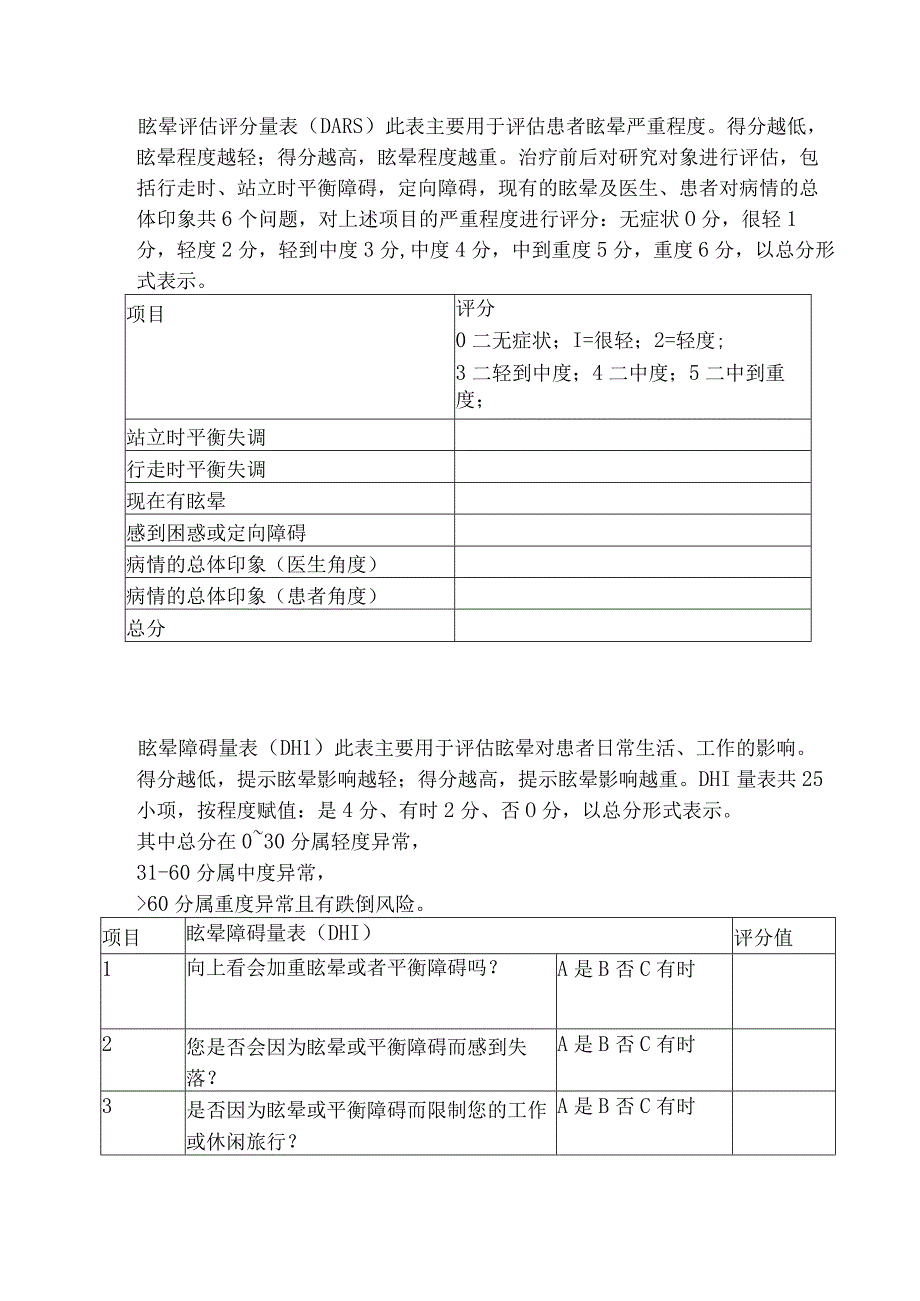 眩晕量表DARS.docx_第1页