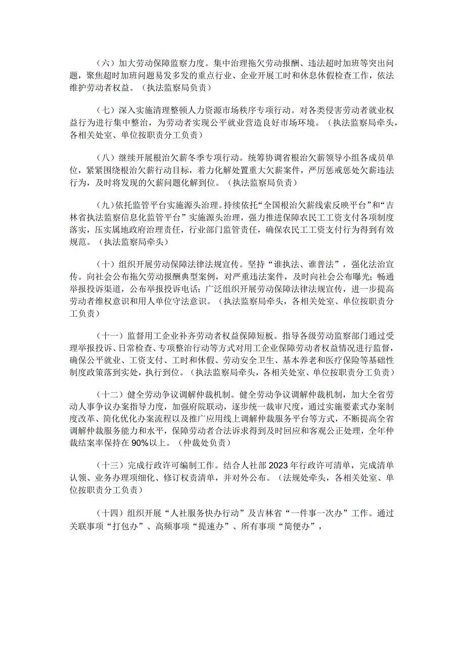 省人社厅2023年度营商环境建设实施方案.docx_第2页