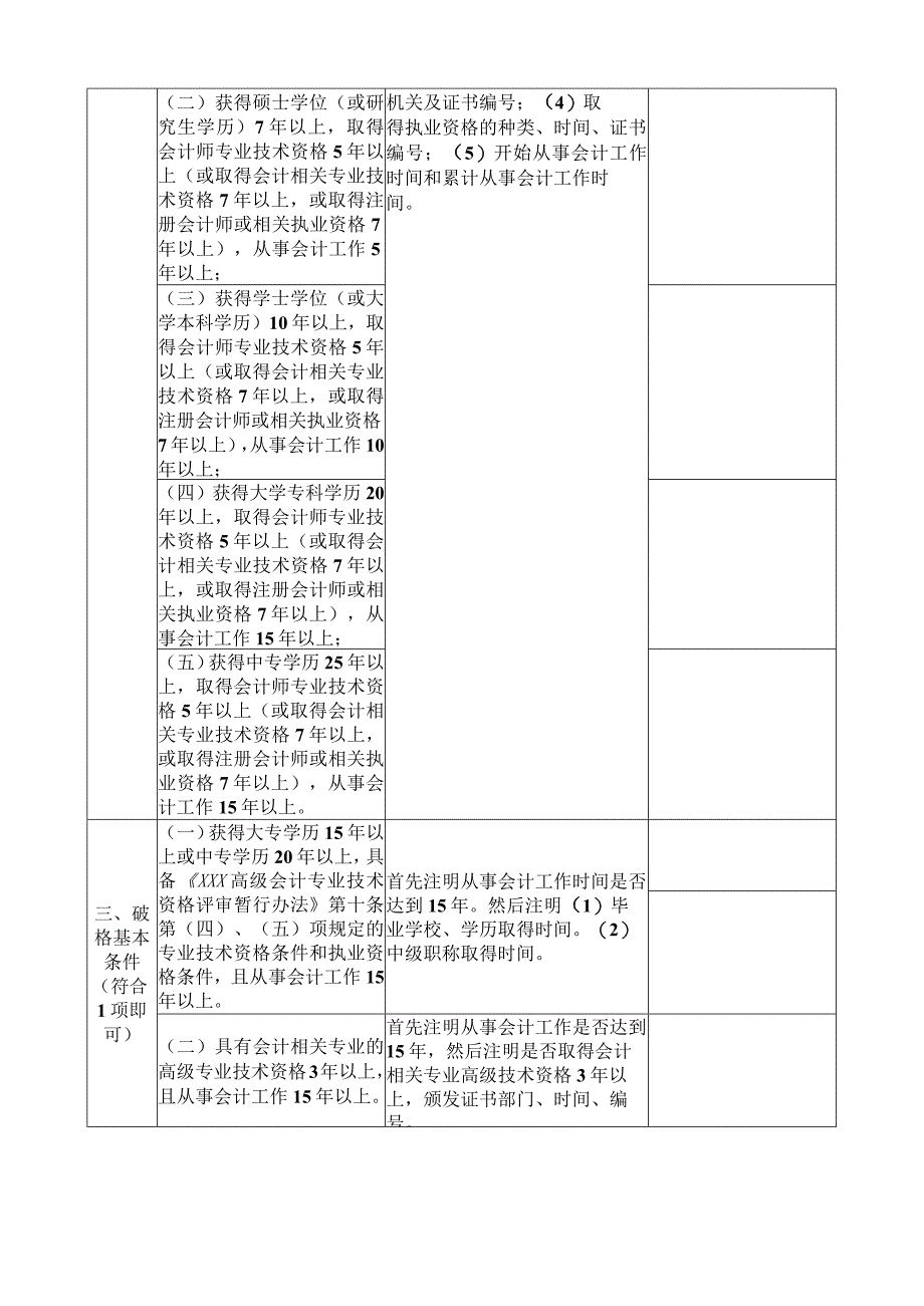 申报高级会计师资格自评表.docx_第2页