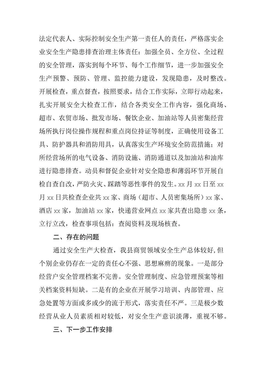 xx县工信和科技系统开展安全生产大排查大整治大提升行动总结报告本.docx_第2页