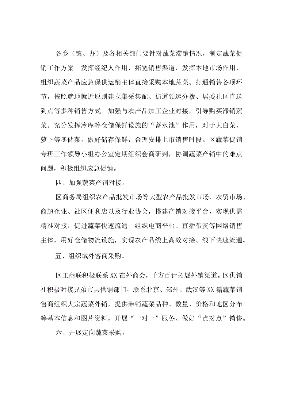 XX区蔬菜促销工作方案.docx_第2页