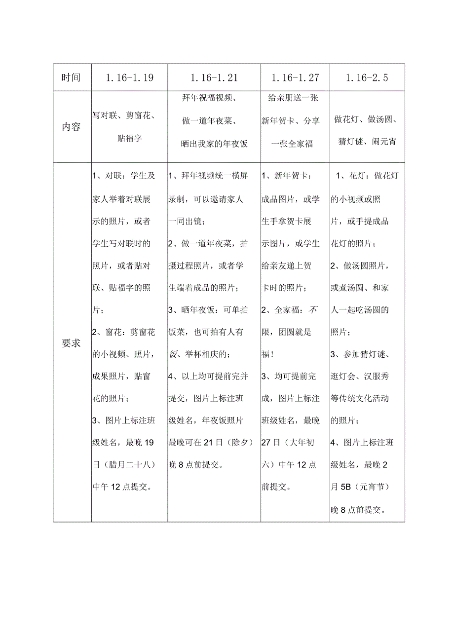 xx中学关于开展喜迎福瑞乐享新春传统文化年主题活动的通知.docx_第2页