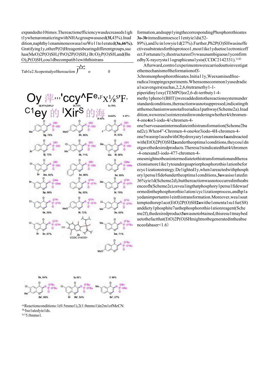 TransitionMetalFree C(sp2)—H Phosphorothiolation Cyclization of oHydroxyarylenaminones Access to S3Chromon Phosphorothioat.docx_第3页