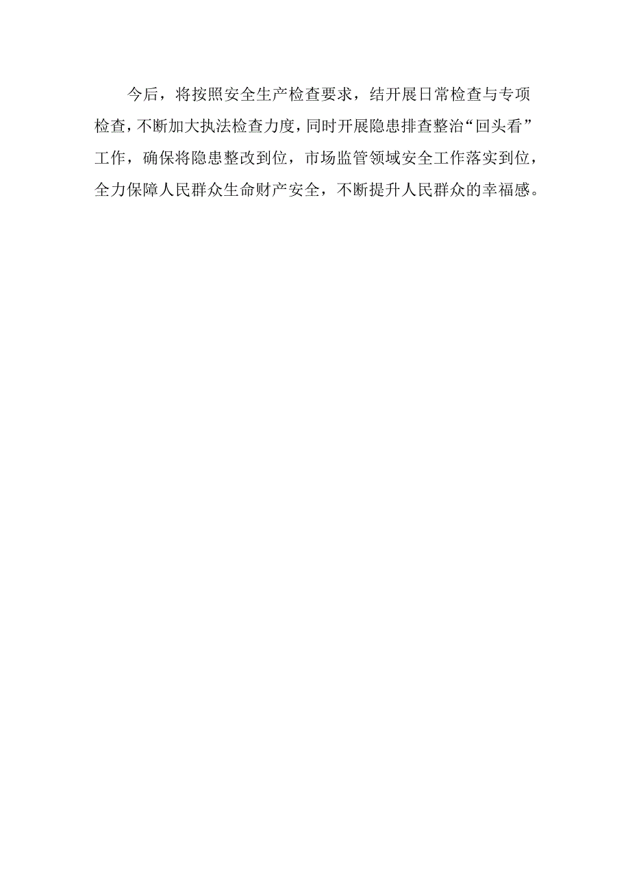 xx县市场监管系统开展安全生产大排查大整治大提升行动总结报告.docx_第2页