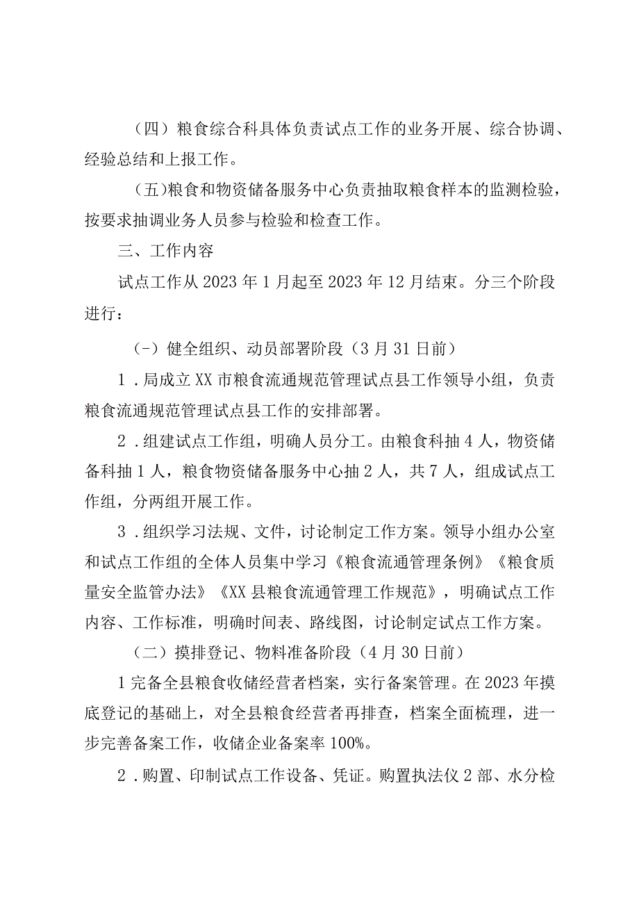 XX县粮食流通规范管理试点工作方案.docx_第2页