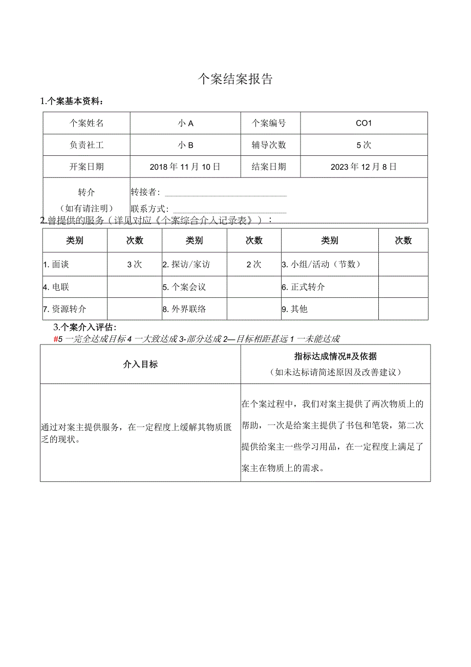 个案结案报告案例002（3）：青少年自信心提升个案服务.docx_第1页