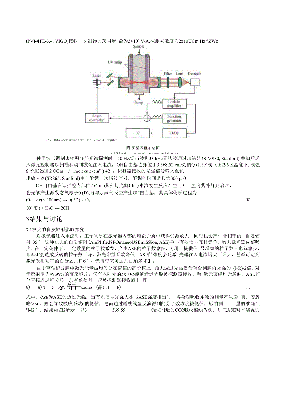 中红外波长调制离轴积分腔输出光谱技术应用于OH自由基高灵敏度探测研究_WORD.docx_第3页