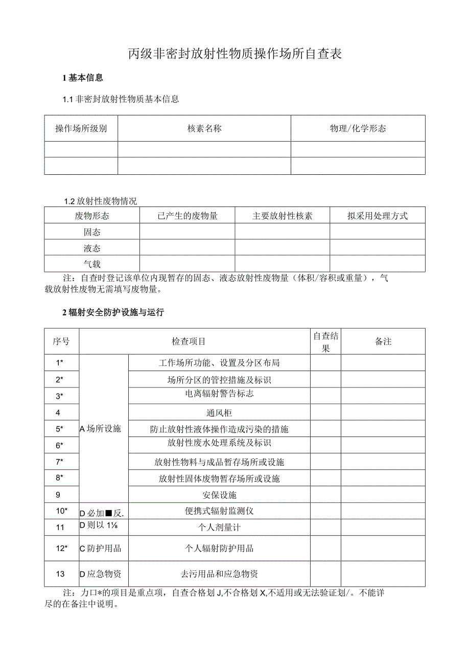 丙级非密封放射性物质操作场所自查技术程序.docx_第2页