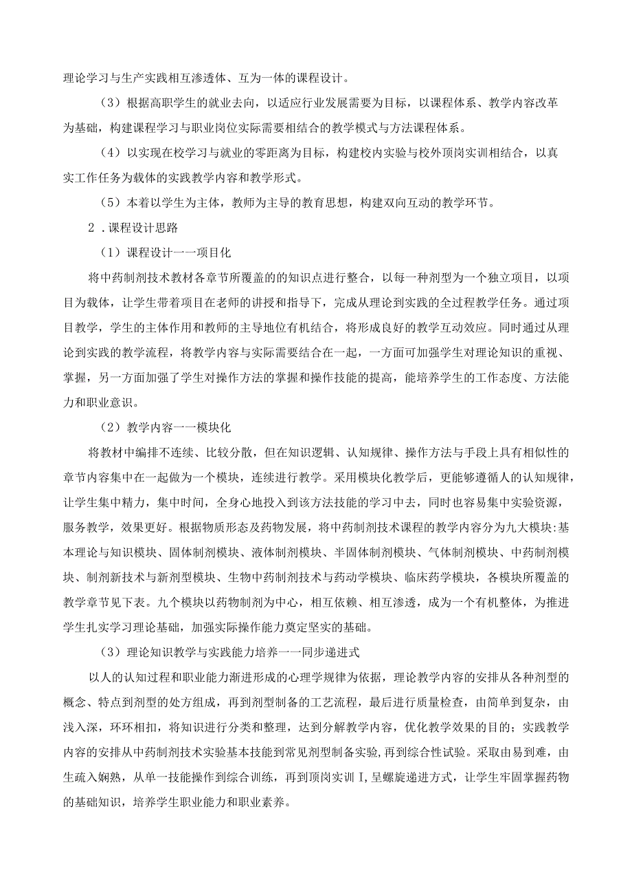 《中药制剂技术》课程标准.docx_第2页