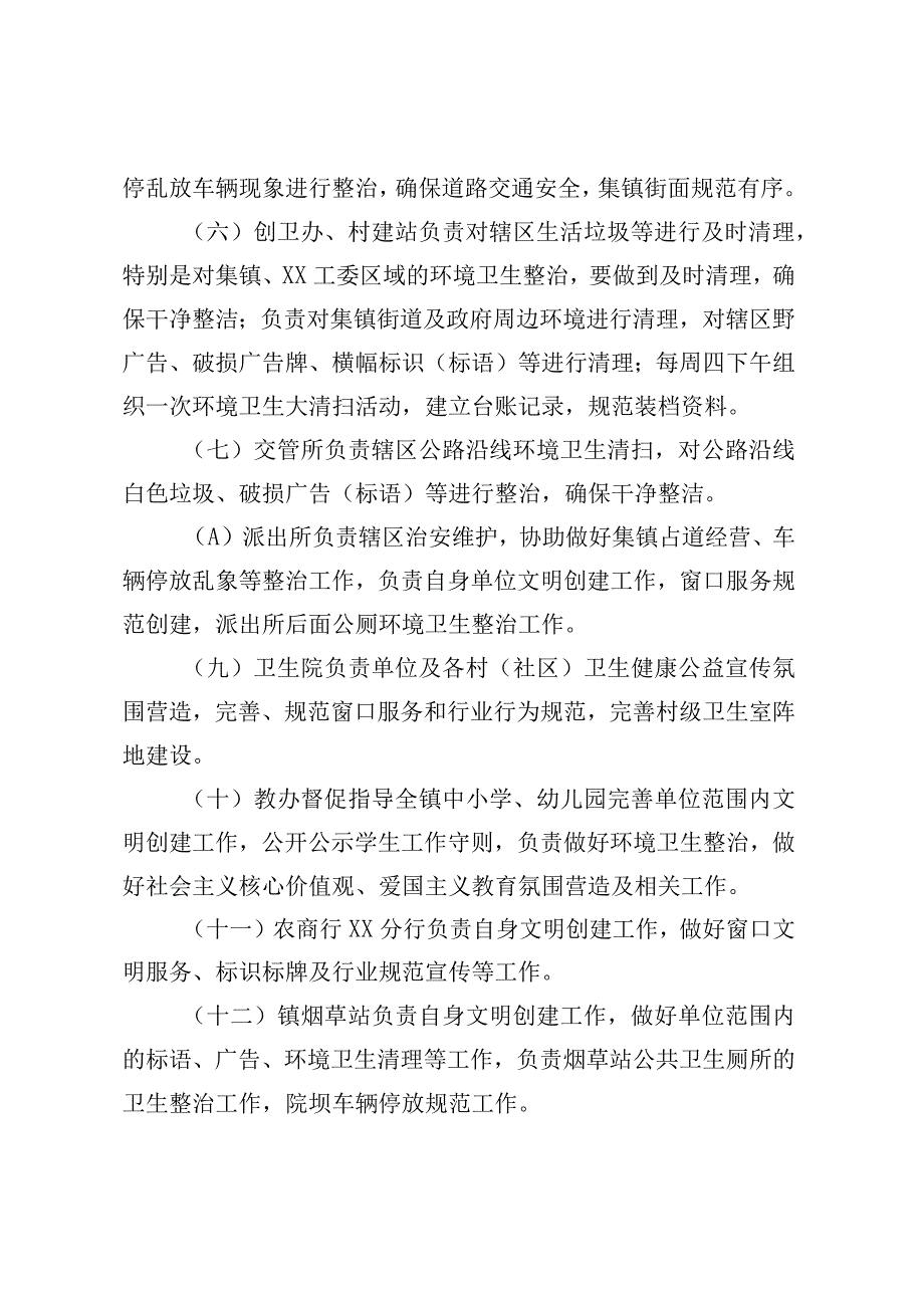 XX镇巩固提升全国文明村镇工作实施方案.docx_第3页