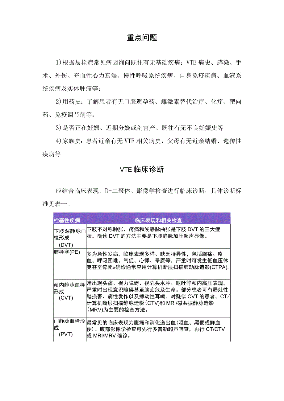 临床易栓症临床表现发病机制病因筛查注意事项及治疗和长期管理原则.docx_第2页