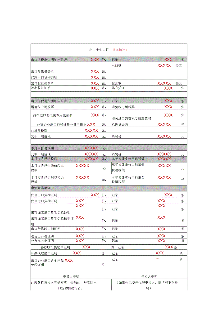 《外贸企业出口退税汇总申报表》(填写示例）.docx_第1页