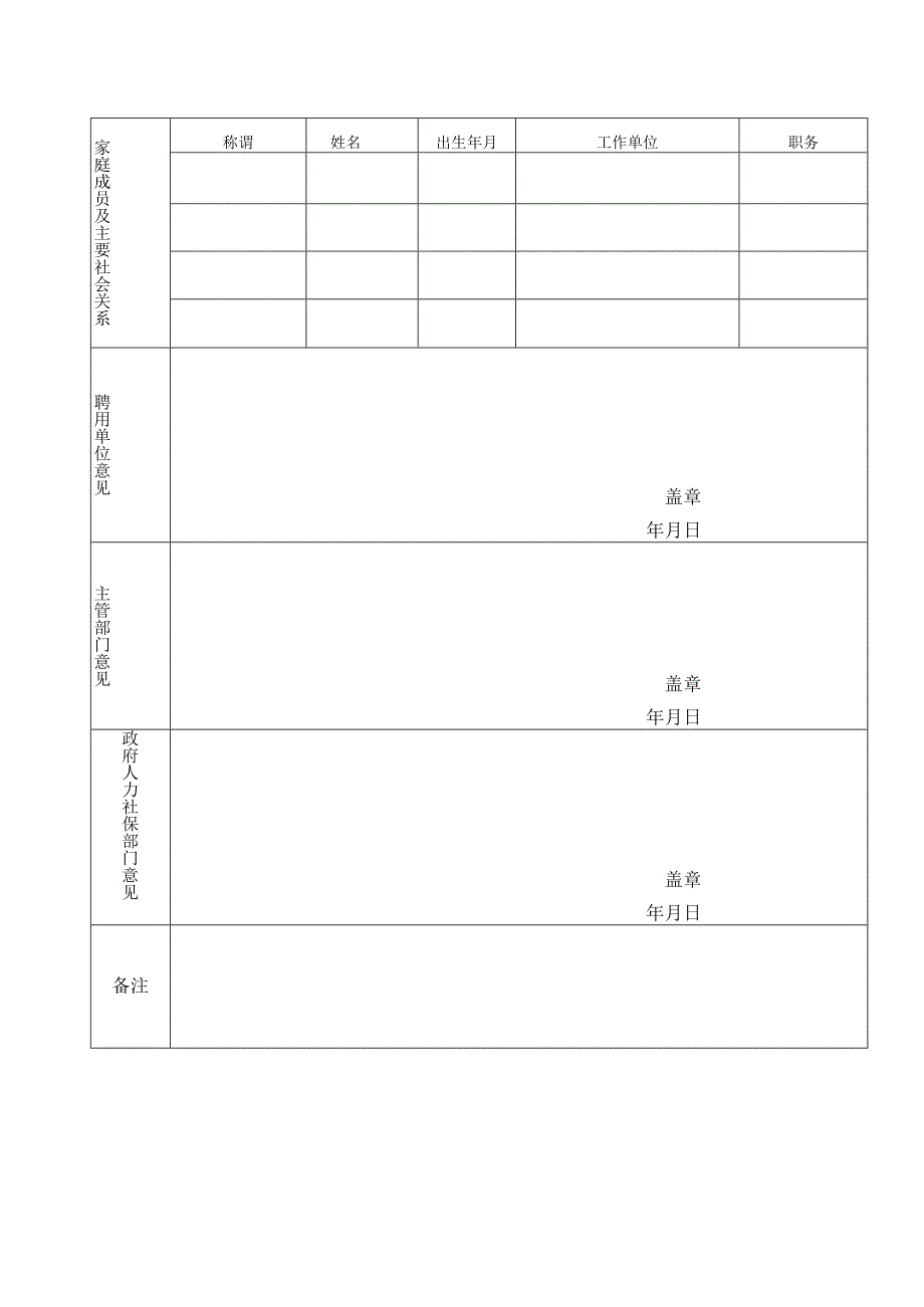 事业单位公开招聘工作人员审核表.docx_第2页