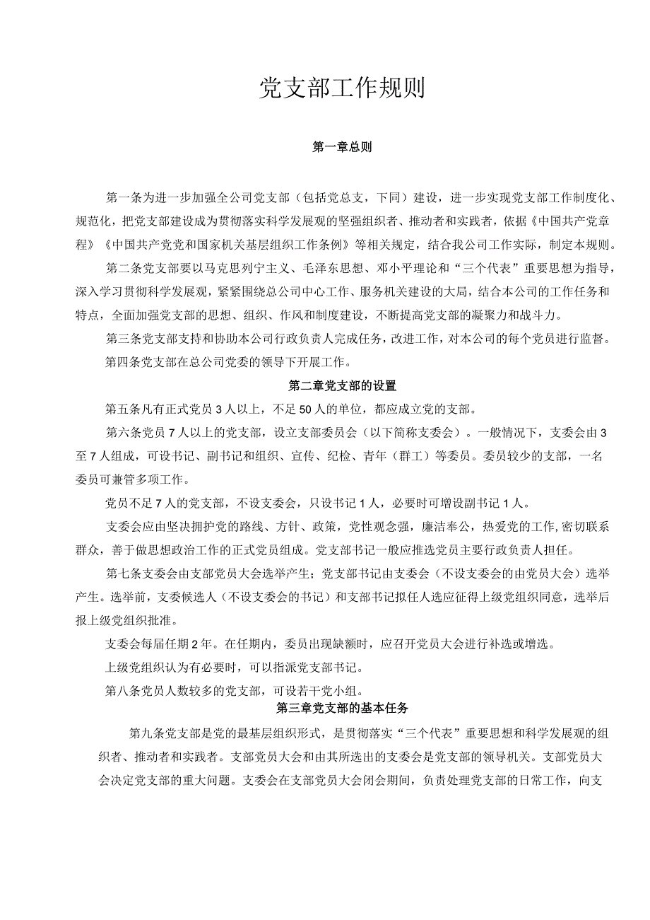 党支部工作规则.docx_第1页