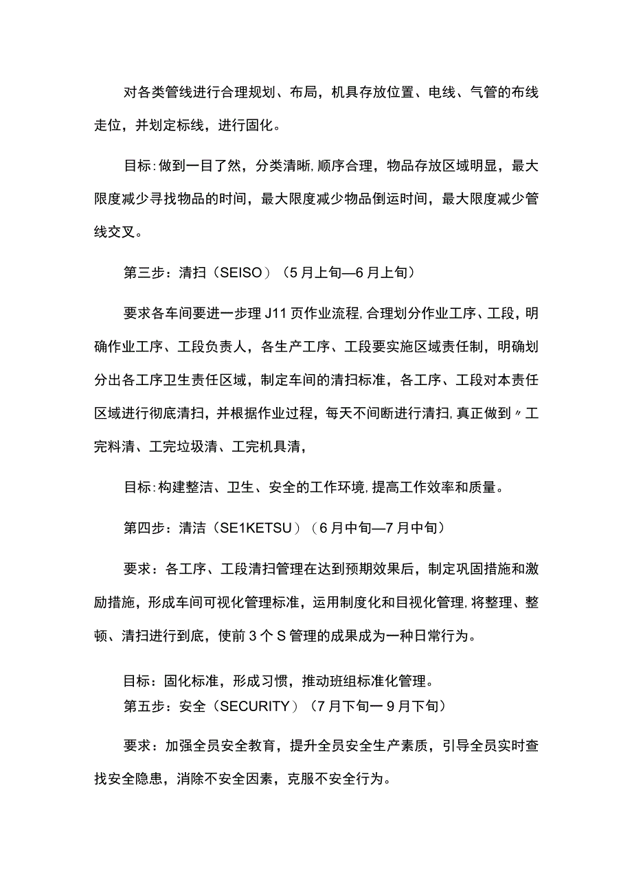 公司生产现场6S管理实施方案.docx_第3页