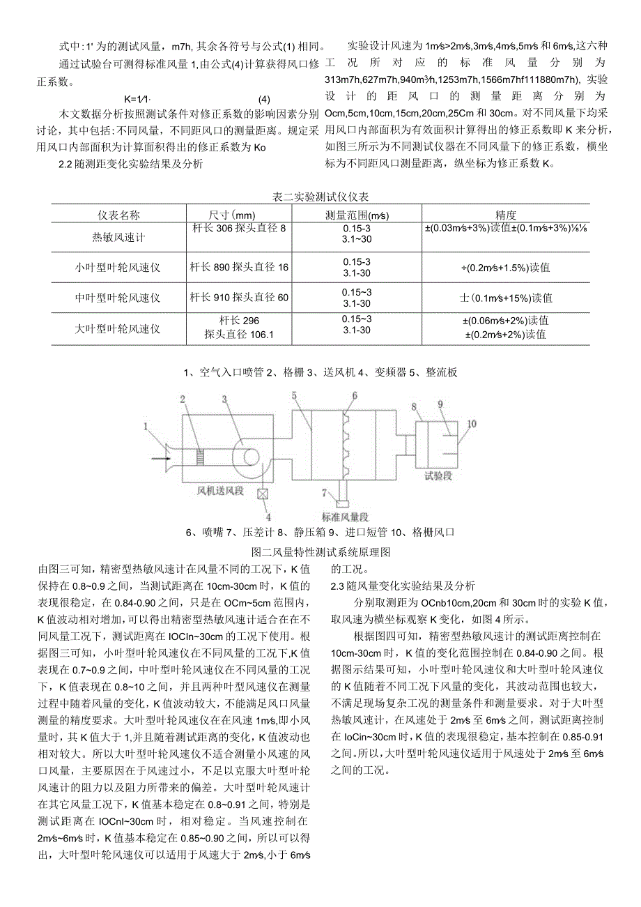 修正系数在格栅式风口风量测量中的实验研究.docx_第3页