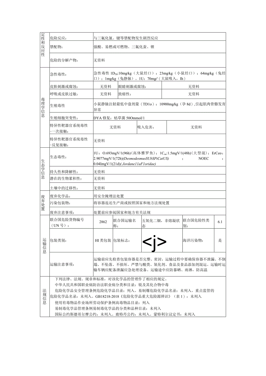 五氧化二钒的安全技术说明书.docx_第3页