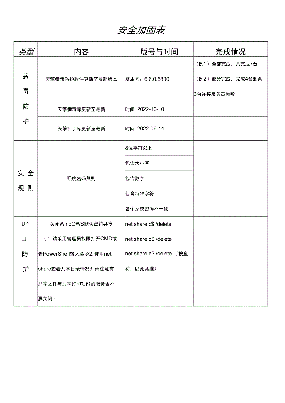 信息安全加固表v10.docx_第1页