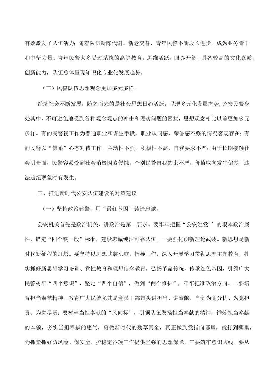 公安队伍面临新形势新特点及对策建议.docx_第3页