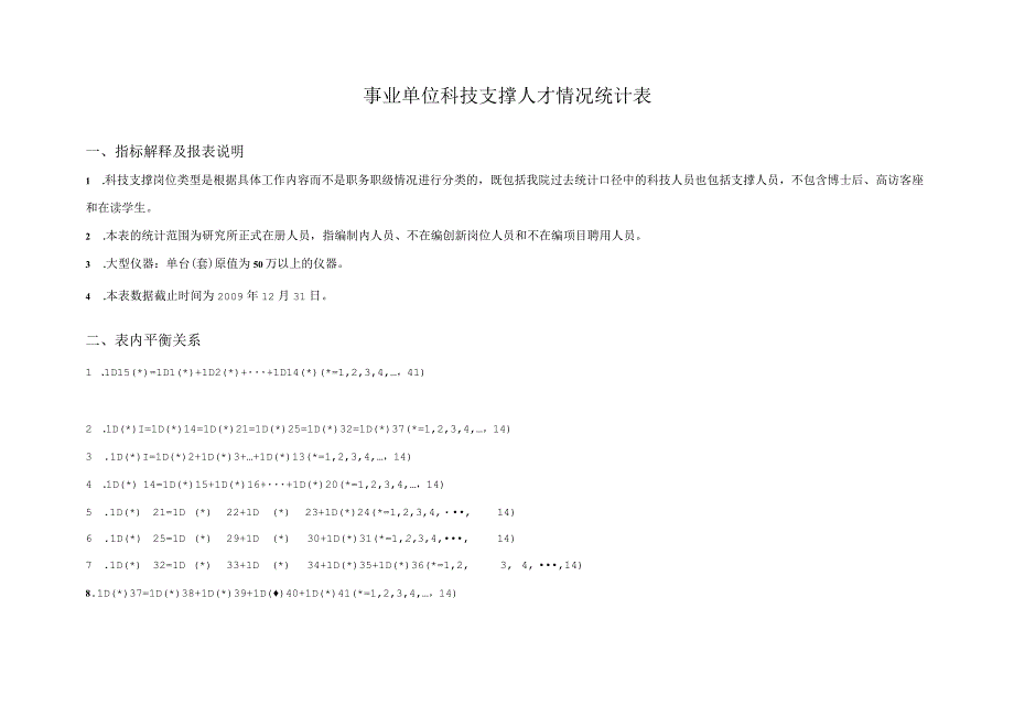 事业单位科技支撑人才情况统计表.docx_第1页