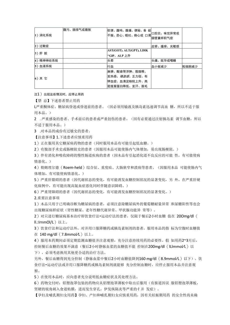 伏格列波糖片倍欣中文说明书.docx_第2页