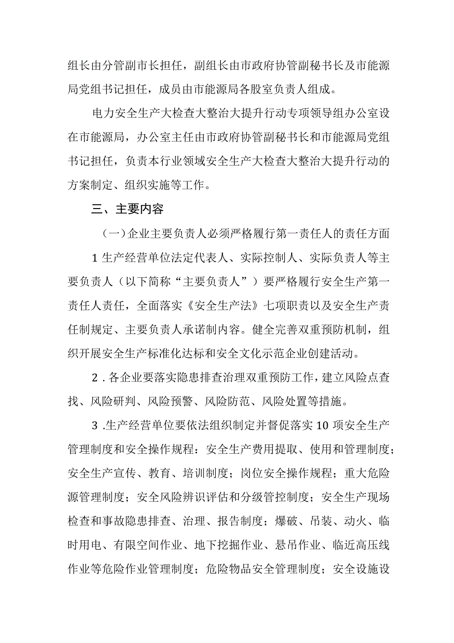 关于开展全市电力安全生产大检查大整治大提升工作方案.docx_第2页