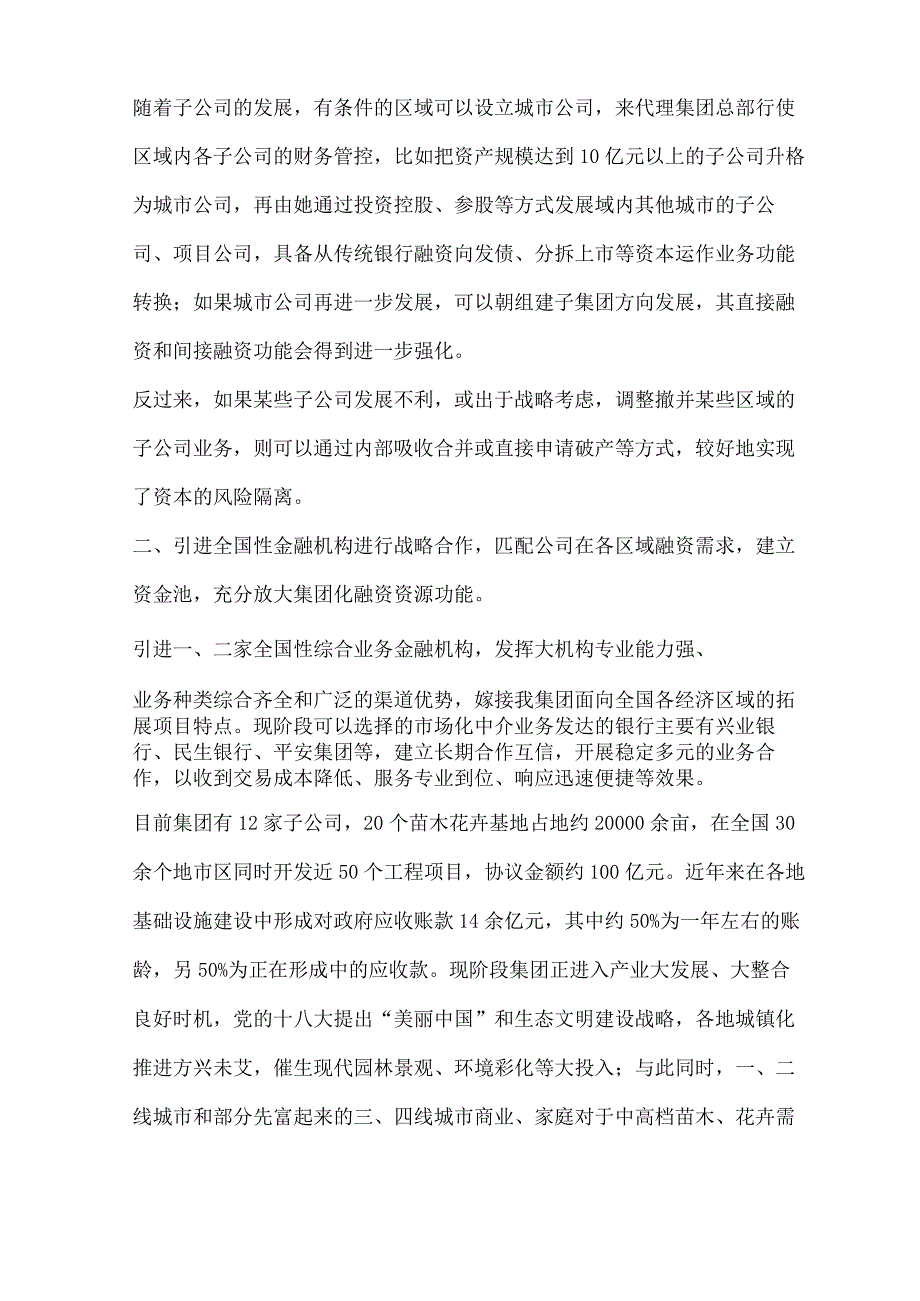 关于统筹集团融资资源的设想与建议.docx_第3页