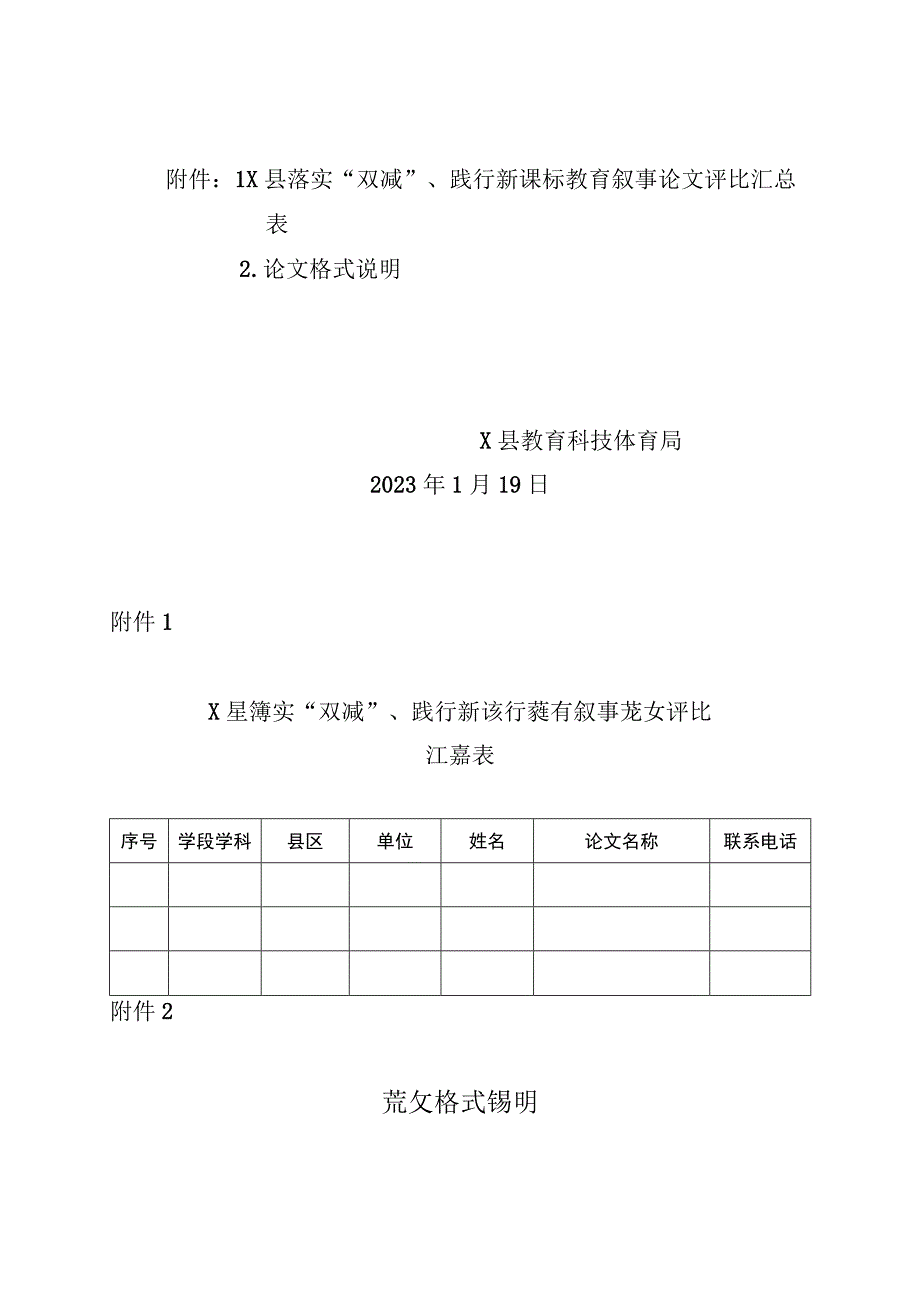 关于开展落实双减践行新课标教育叙事论文评比活动的通知(实用模板).docx_第3页