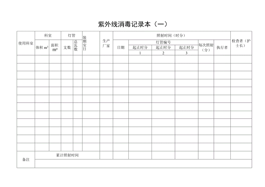 紫外线消毒记录本(1).docx_第2页