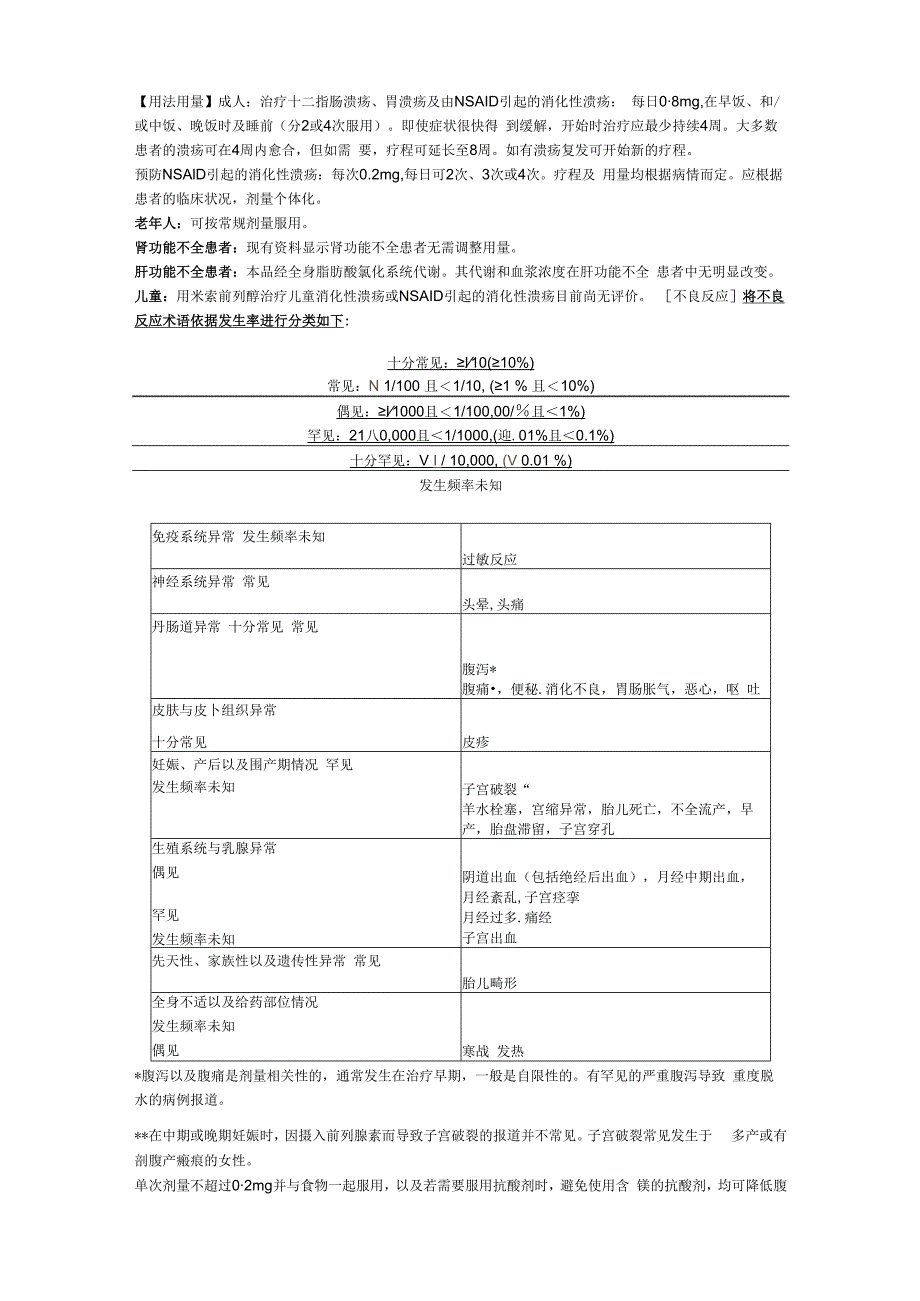 米索前列醇片喜克馈中文说明书.docx_第2页