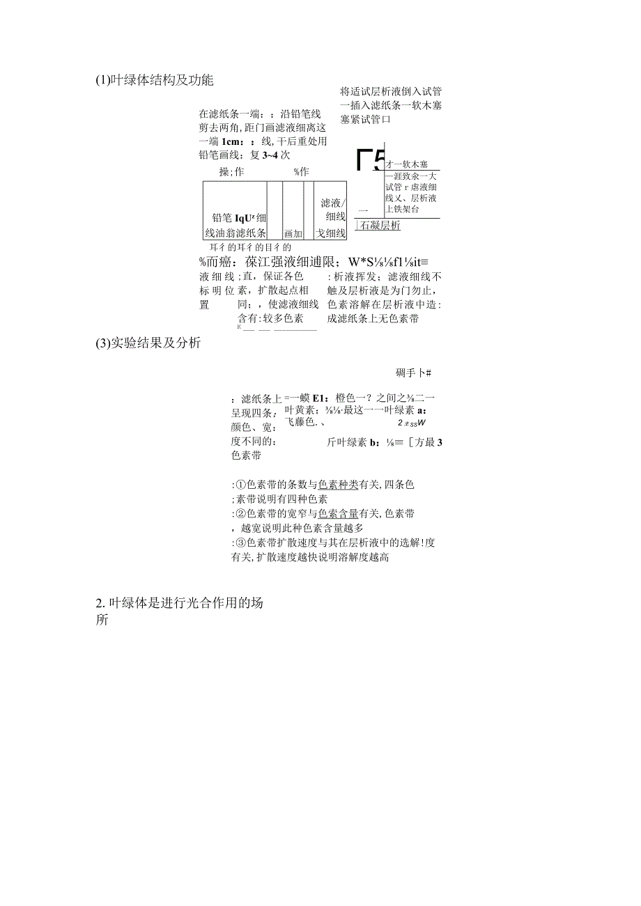 第9讲 光合作用的色素场所与过程公开课.docx_第2页