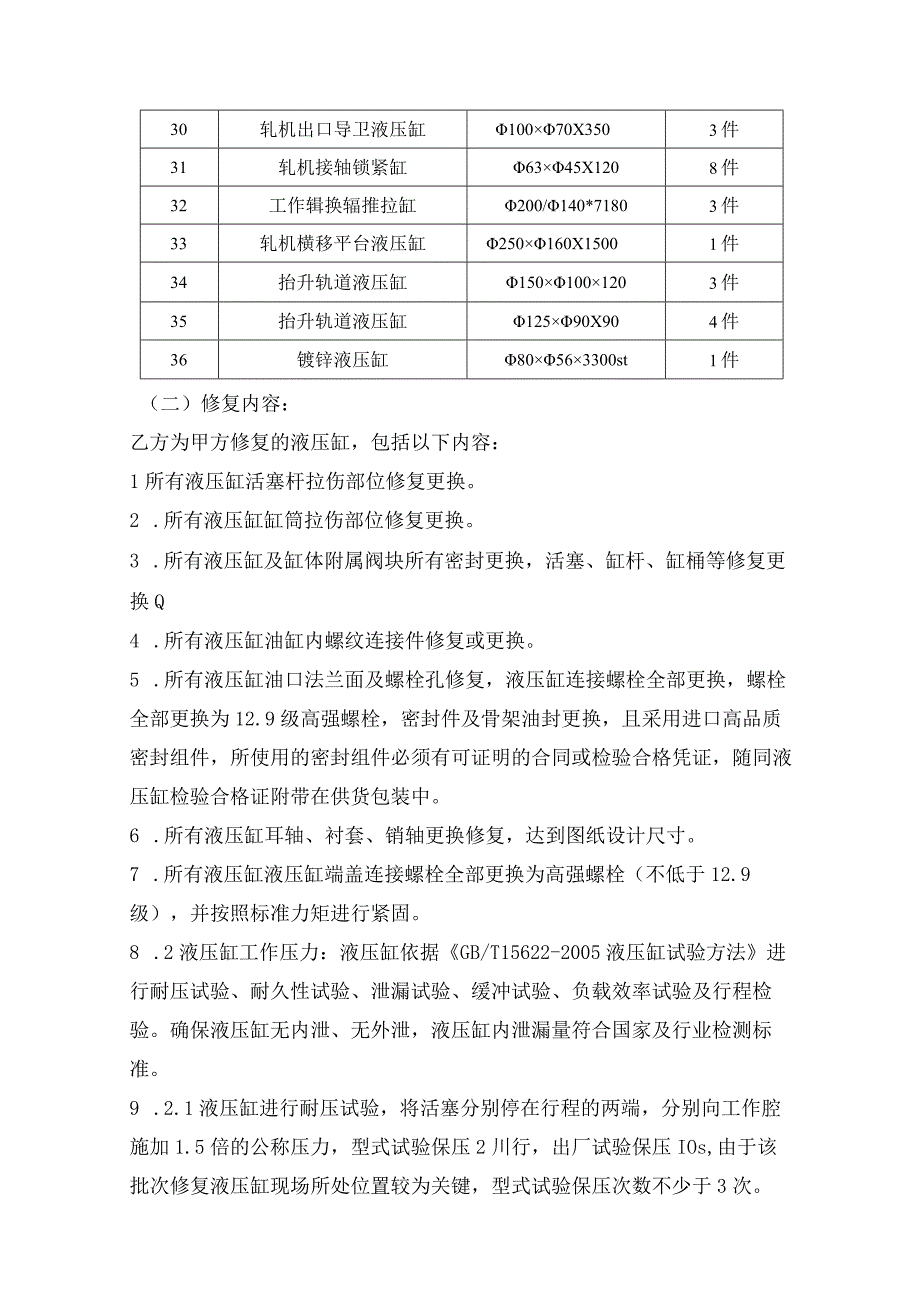 酒钢集团宏兴股份公司碳钢薄板厂液压缸修复技术协议.docx_第3页