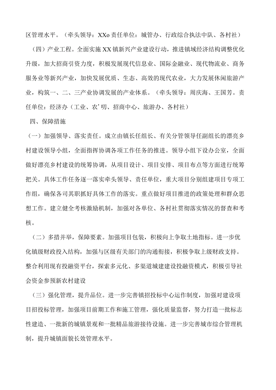 镇美丽乡村实施方案.docx_第3页