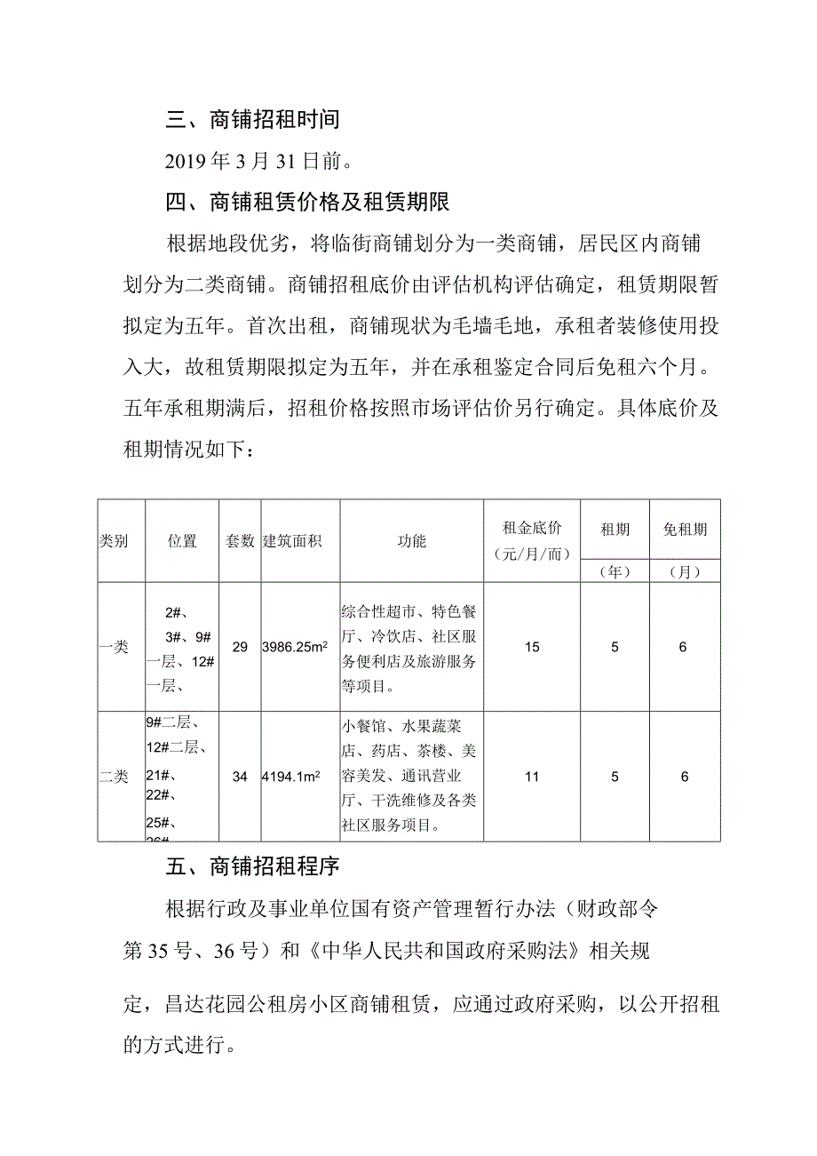 金川区昌达花园公租房小区商铺招租方案.docx_第2页