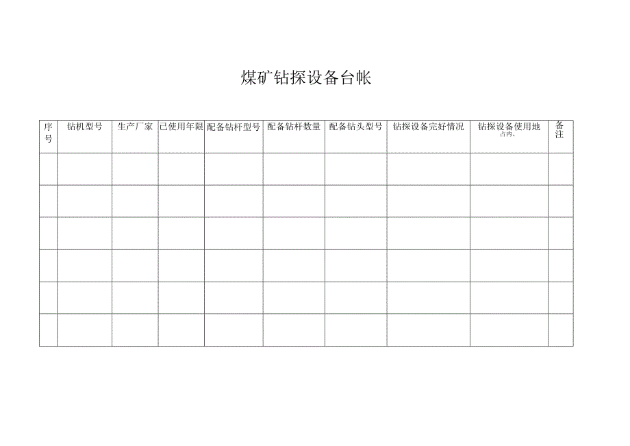 防治水钻探设备台帐215.docx_第1页