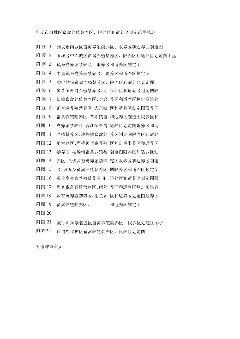 雅安市雨城区畜禽养殖禁养区、限养区和适养区划定方案.docx_第3页