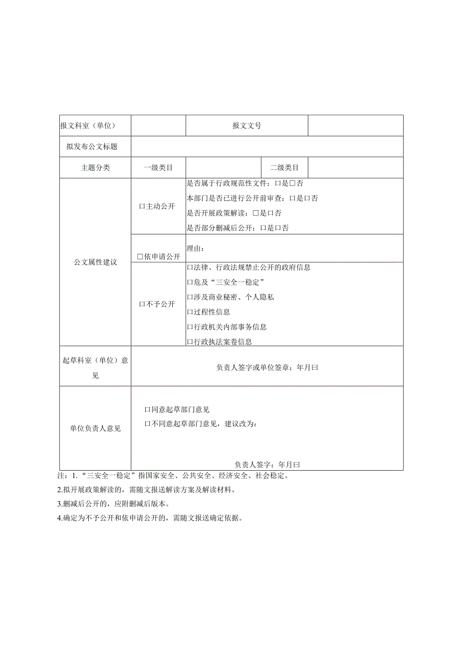 阿拉善盟政务服务局公文公开属性认定审核表.docx_第1页