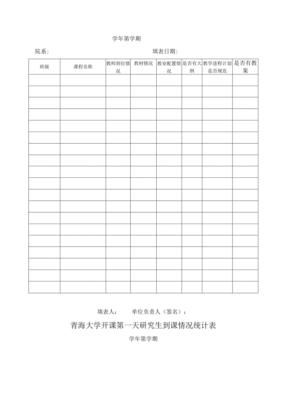 青海大学研究生注册情况统计表学年第学期院系章填表日期备注.docx_第3页