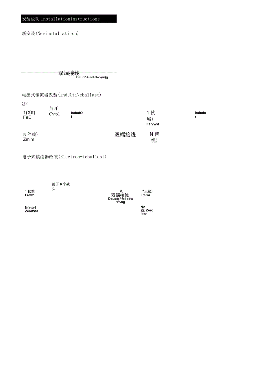 雷达感应LED日光灯规格书.docx_第3页