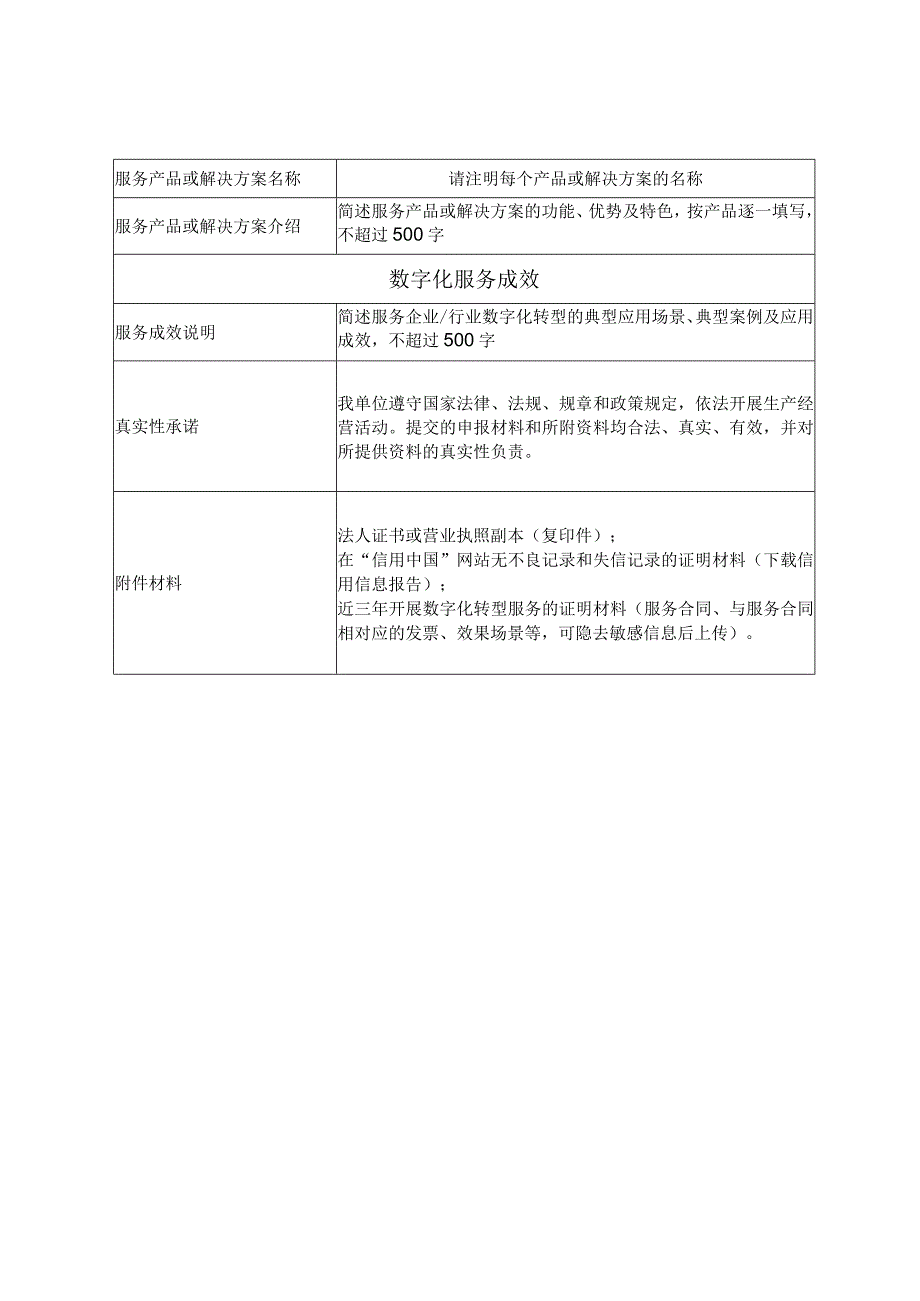 青岛市中小企业数字化服务商和服务产品申报内容模板.docx_第2页