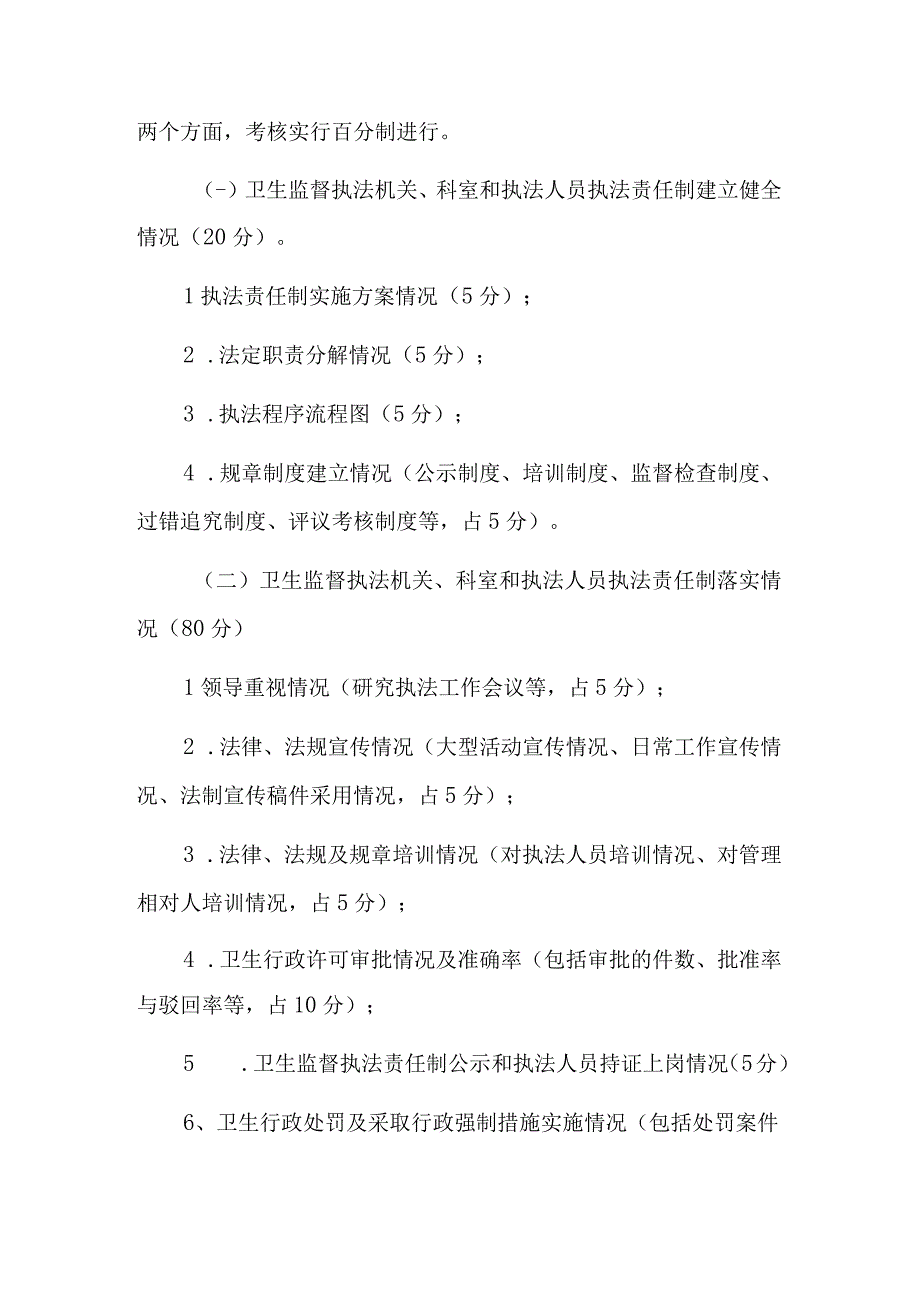 饶阳县卫生健康局执法考核监督奖惩制度.docx_第2页